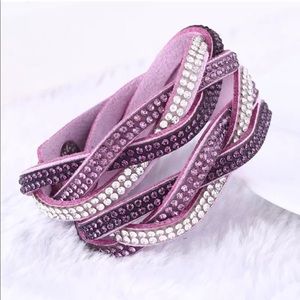 Double Wrap gorgeous Bracelet Purple 💜